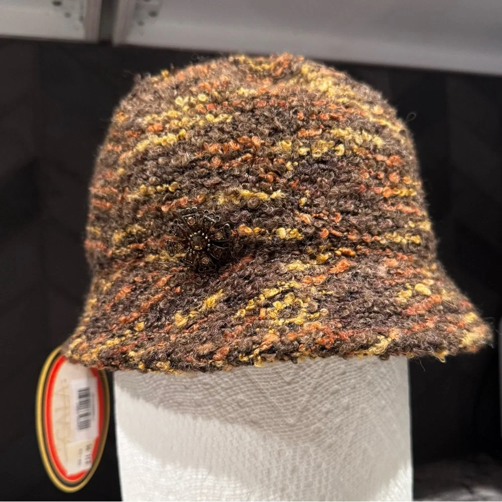Scala Pronto Multitone Textured Bucket Hat - Picture 2 of 6